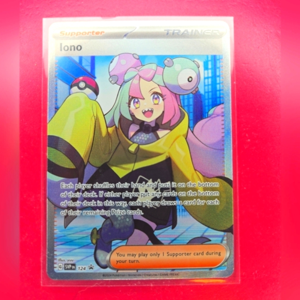 Iono Supporter Trainer Pokemon Card